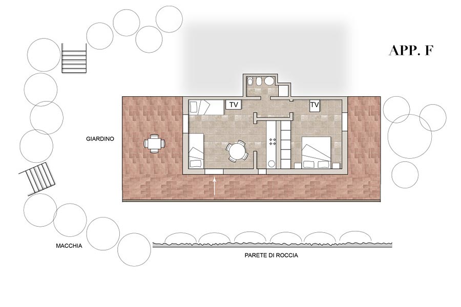 Mappa appartamento F