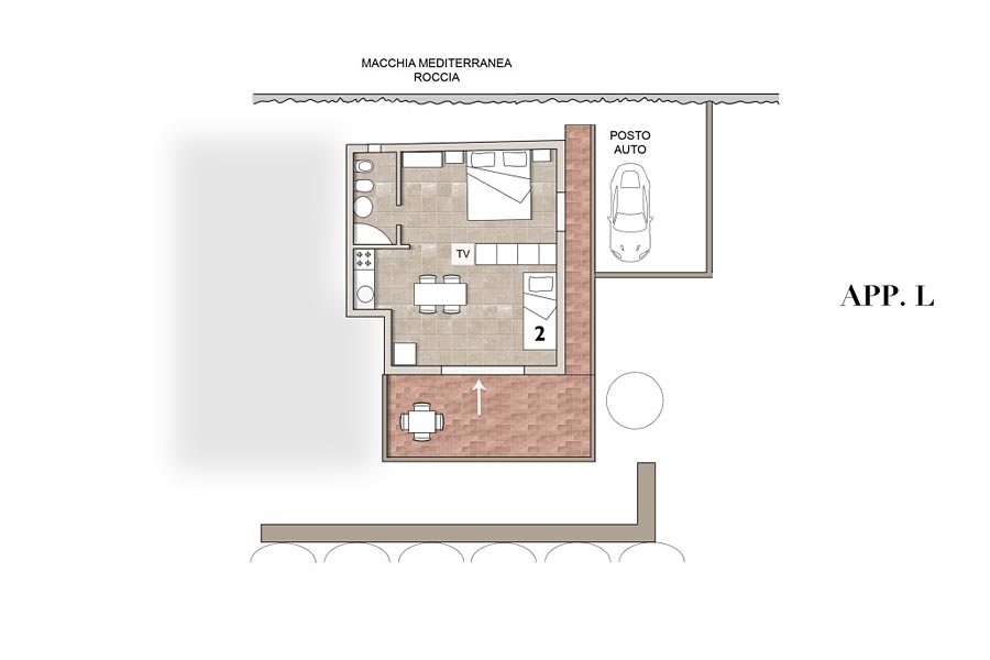 Mappa appartamento L